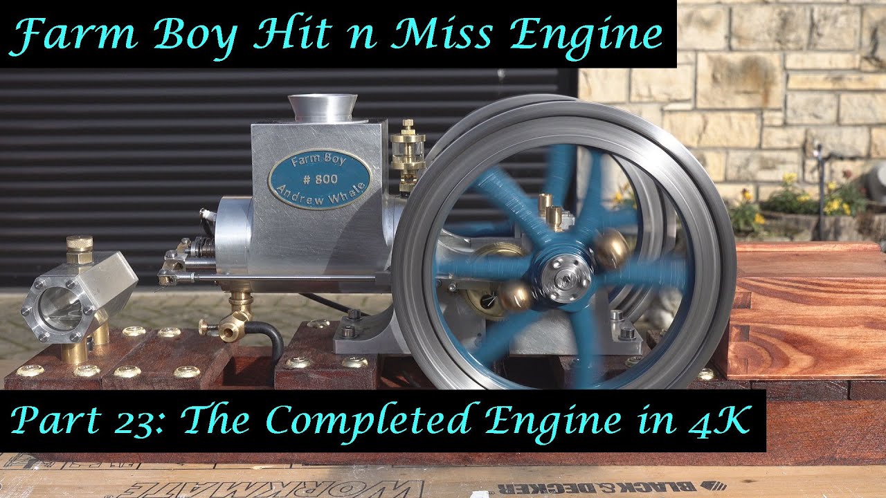 #MT35 Часть 23 — Фермерский паровозик «Hit and Miss Engine». Готовый паровозик в разрешении 4K. А...