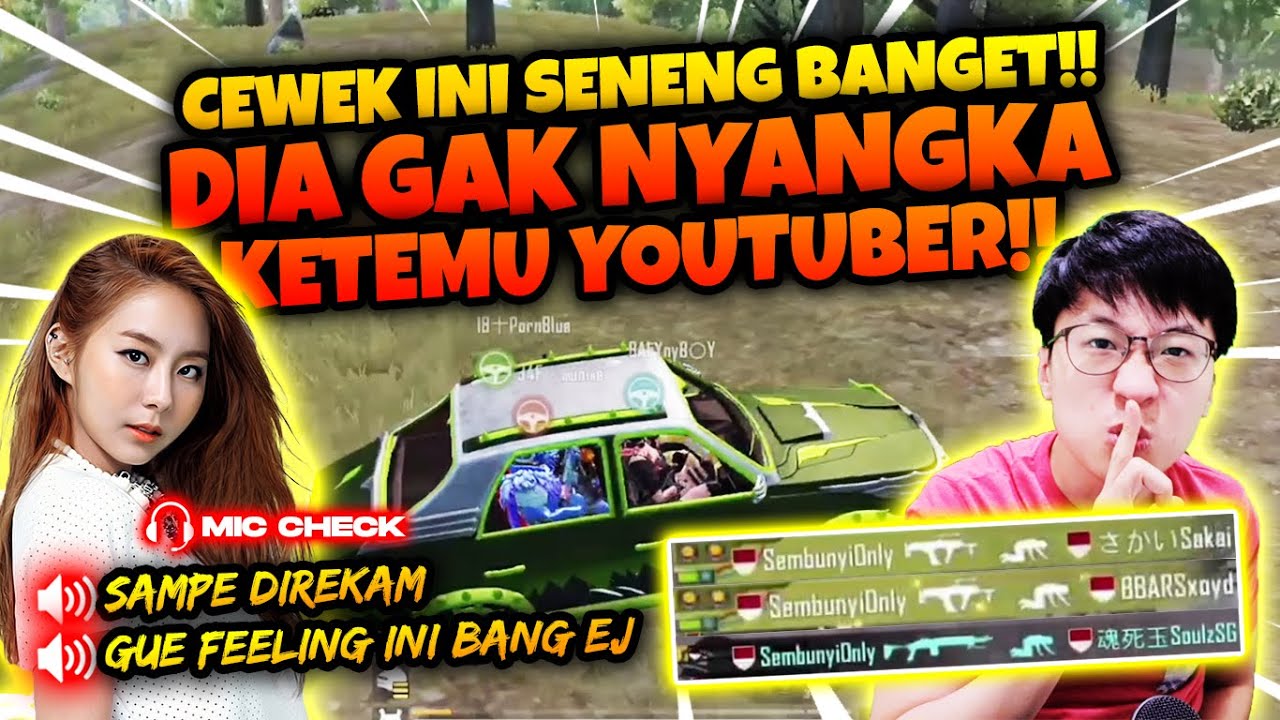 AKHIRNYA KETEMU CEWEK!! DIANYA SENENG BANGET!! SETIM AMPE KESEL!!! | PUBG MOBILE