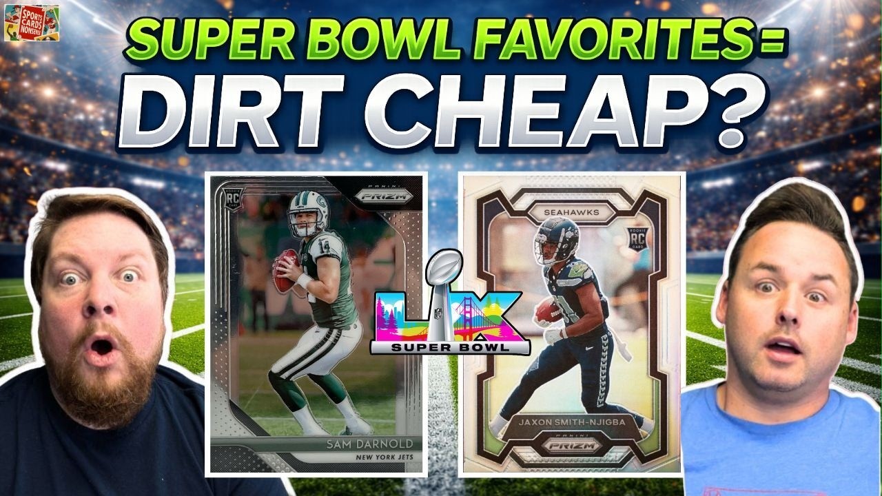 Why Are Sam Darnold Cards So Cheap? + Tom Brady & The Mannings Sell Their Personal Cards