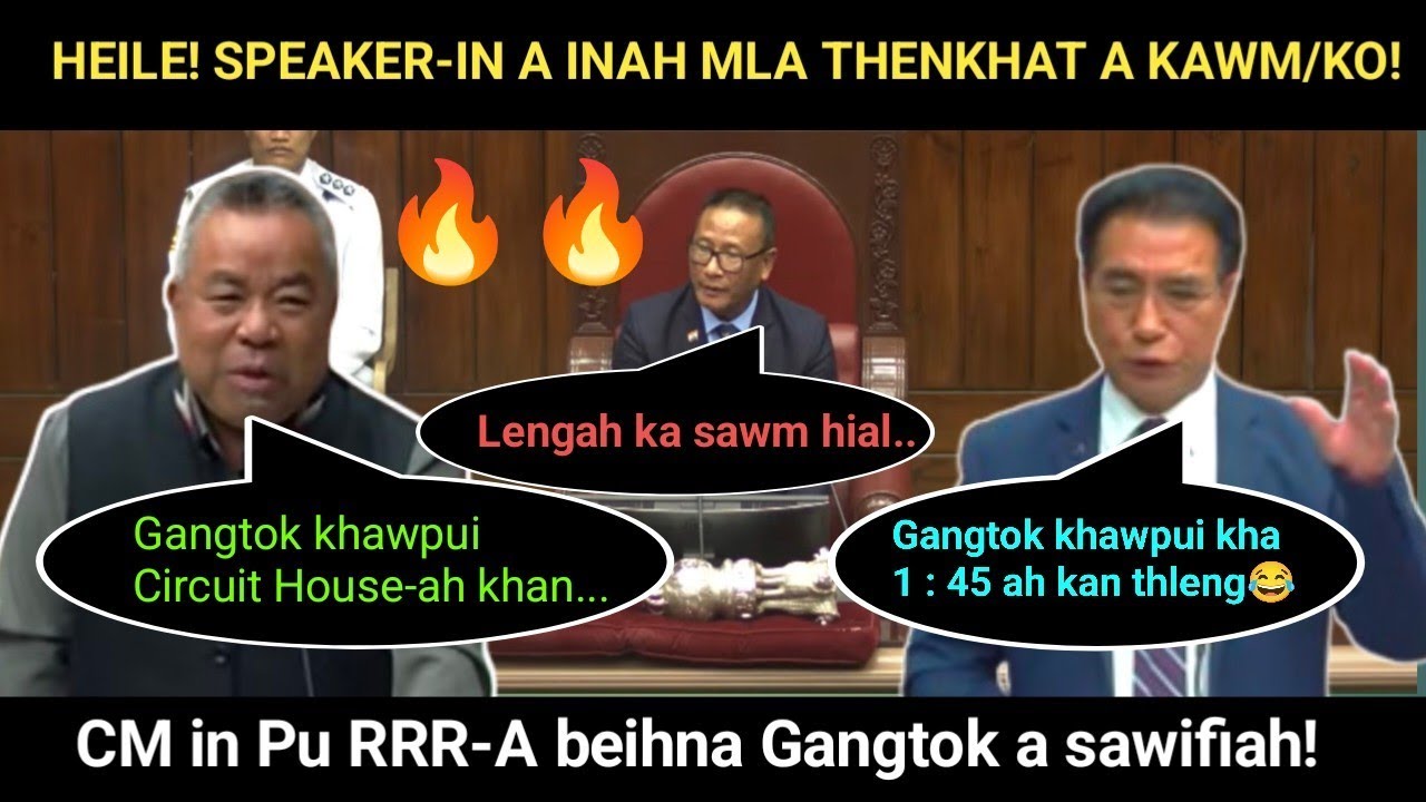 Pu RRR-a'n a Gangtok chungchanga a beihna Pu Duhoma'n a sawifiah! Pu RRR a kâp let zauh🙊😆