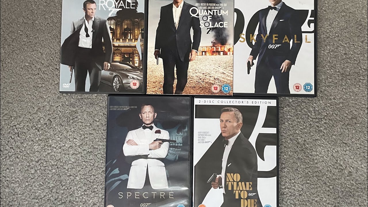 James Bond Daniel Craig DVD Collection