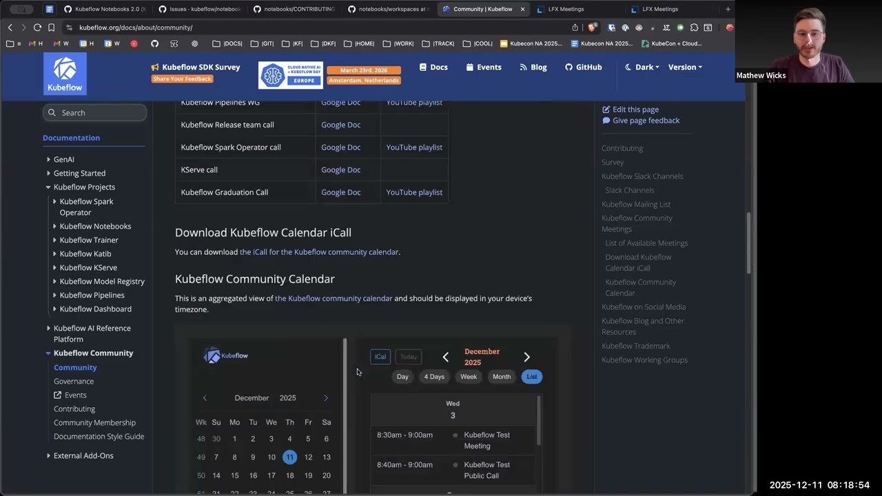 Kubeflow Notebooks WG Meeting -- 2025-12-11 8:00 AM PT