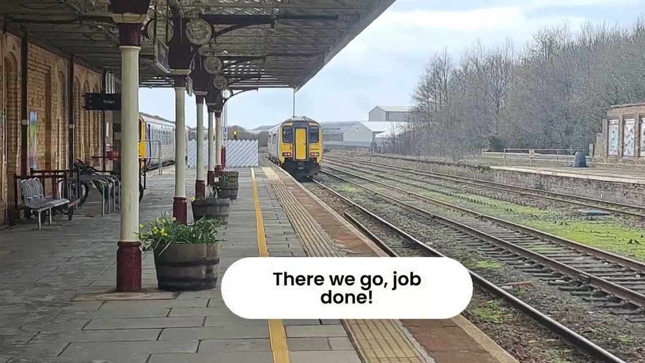 WORKINGTON 156480 TERMINATING AND SHUNTING THROUGH THE CROSSOVER ON 13 3 26