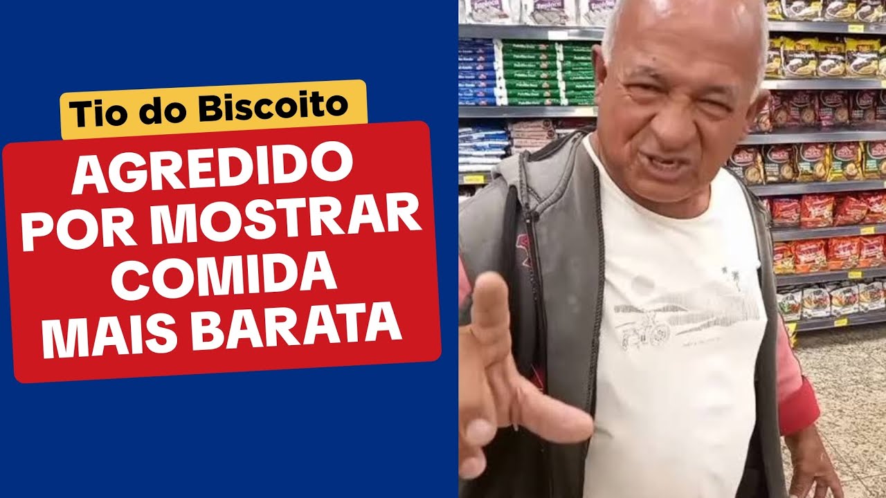 Tio do Biscoito: AGREDIDO POR MOSTRAR COMIDA MAIS BARATA COM LULA