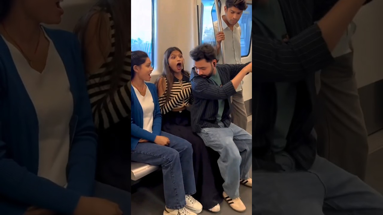 DELHI Metro Gets SUPER Funny With STANDUP Comedy Prank in INDIA?