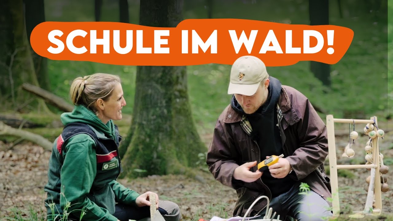 Schulklasse baut Waldlehrpfad! So geht Umweltbildung - Forst erkl&auml;rt
