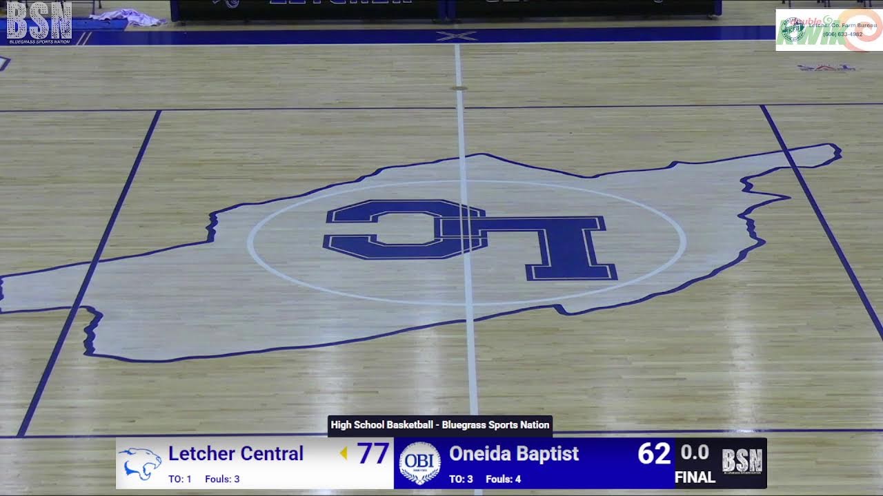 High School Basketball - Boys - Letcher Central vs. Oneida Baptist 2/14/26