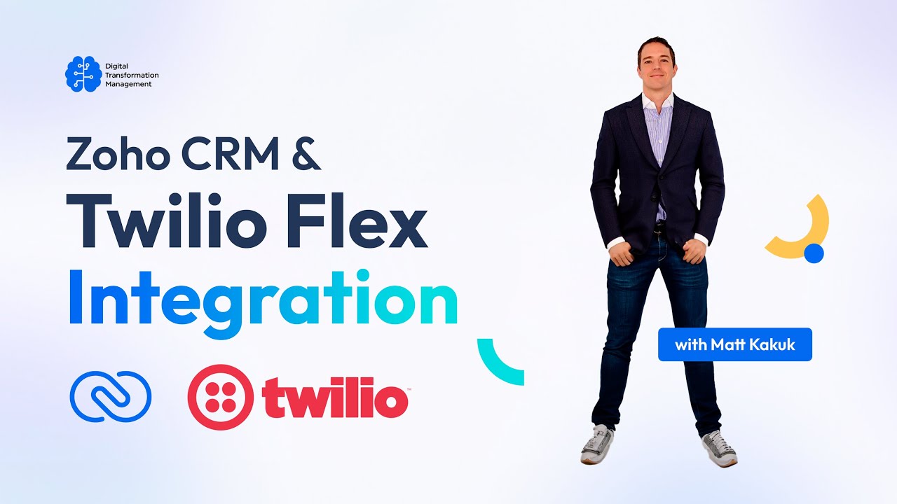 Twilio Flex and Zoho CRM Integration for inbound and outbound call centers.