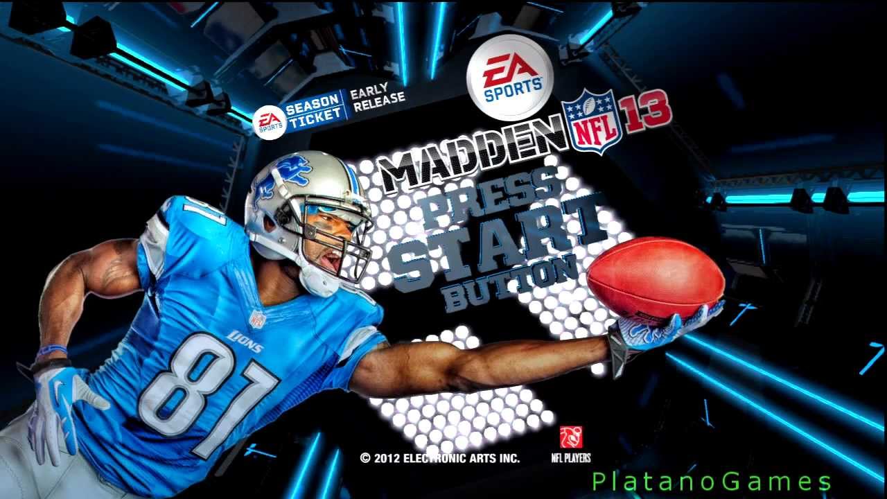 Madden NFL '13 - Ray Lewis Opening Speech - Game Intro - Booting Up And Menu - HD