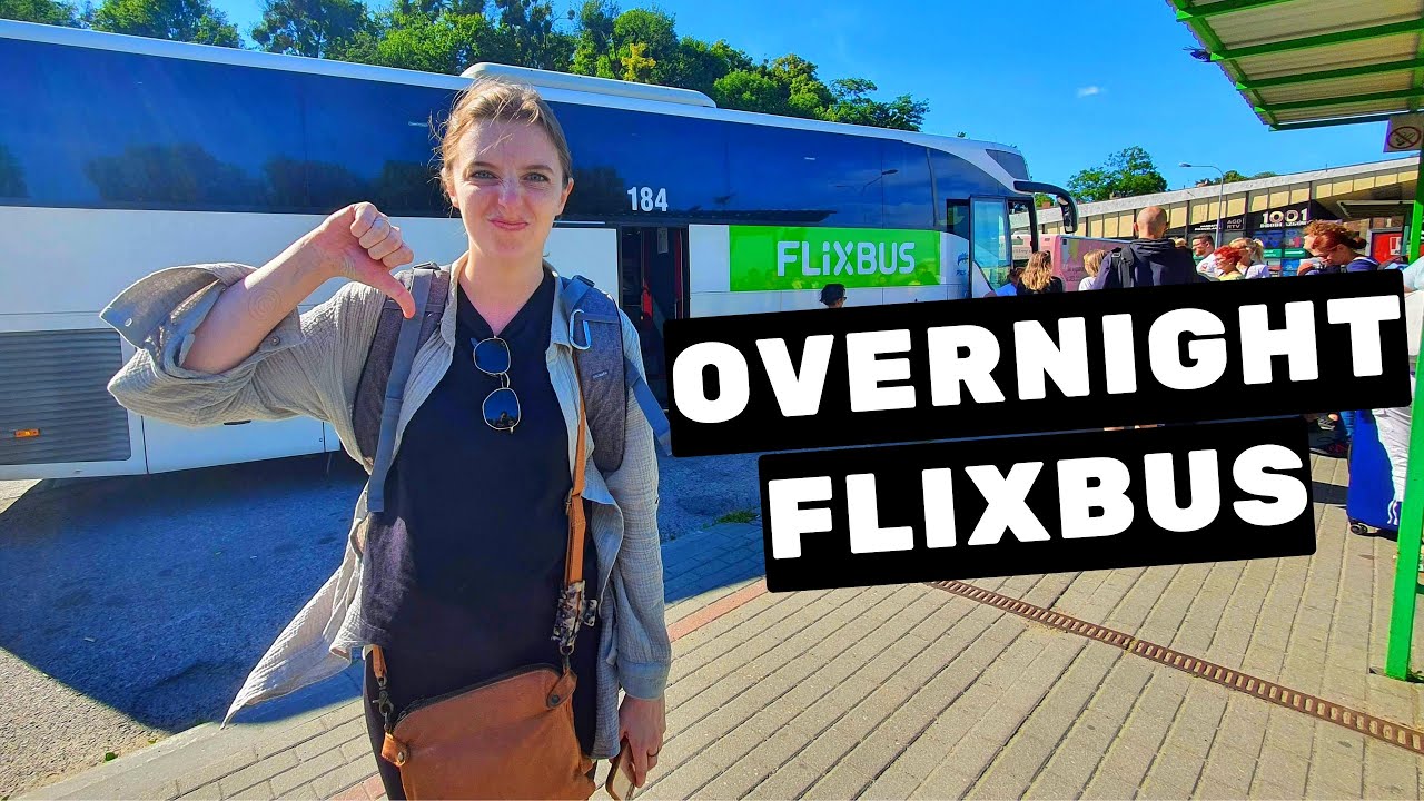 МЫ ПРОВЕЛИ 15 ЧАСОВ НА FLIXBUS В ЕВРОПЕ (Ночной автобус из Нидерландов в Познань, Польша)