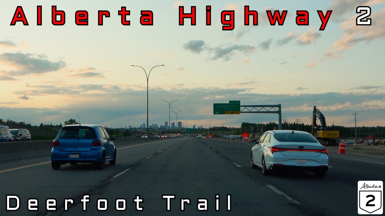 Deerfoot Trail - Calgary, Alberta - Alberta Highway 2 NB