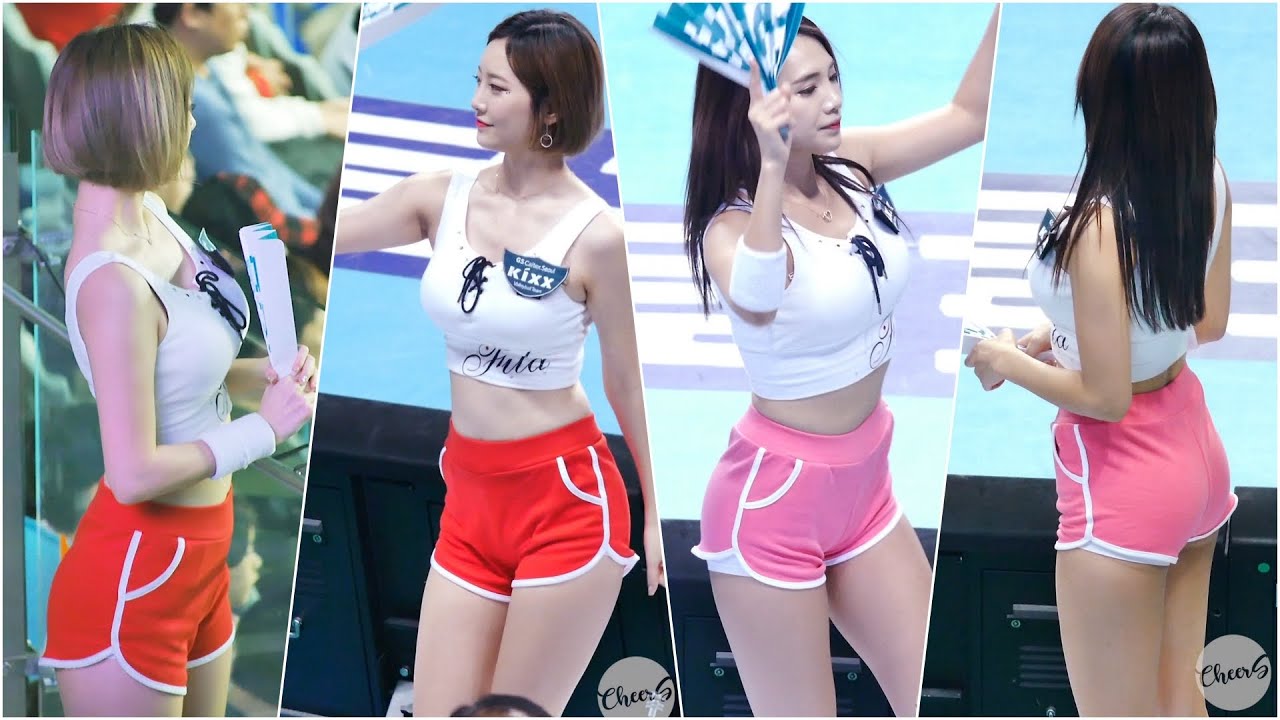 레드&핑크 서현숙 & 도정은 치어리더 직캠 GS칼텍스 배구단 KOVO