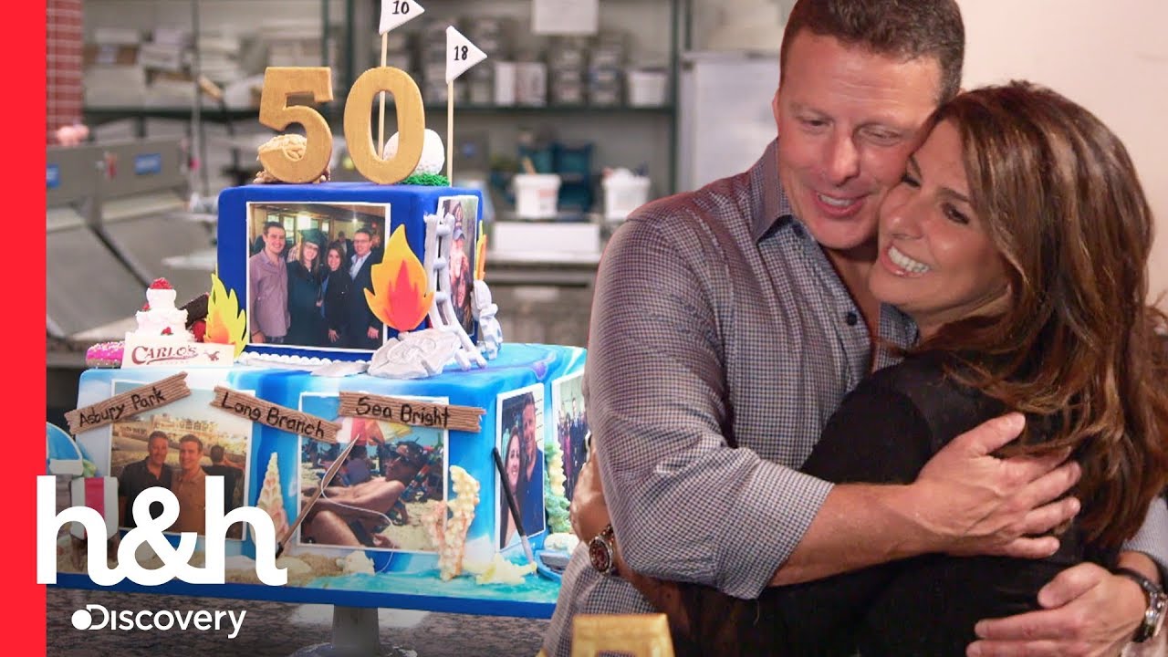 ¡Grace hace pastel sorpresa para los 50 años de su marido Joe! | Cake Boss | Discovery H&H