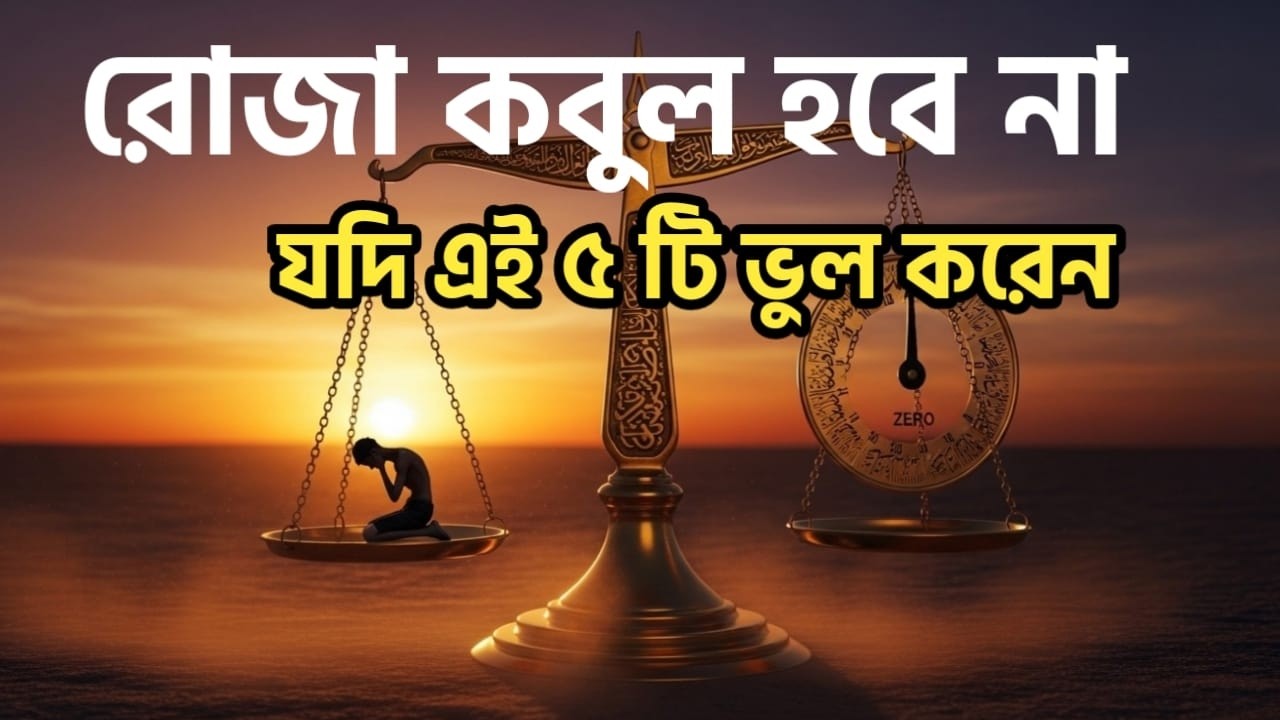 উপবাস নাকি রোজা? যে ভুলের কারণে রোজা কবুল হয় না | Ramadan 2026