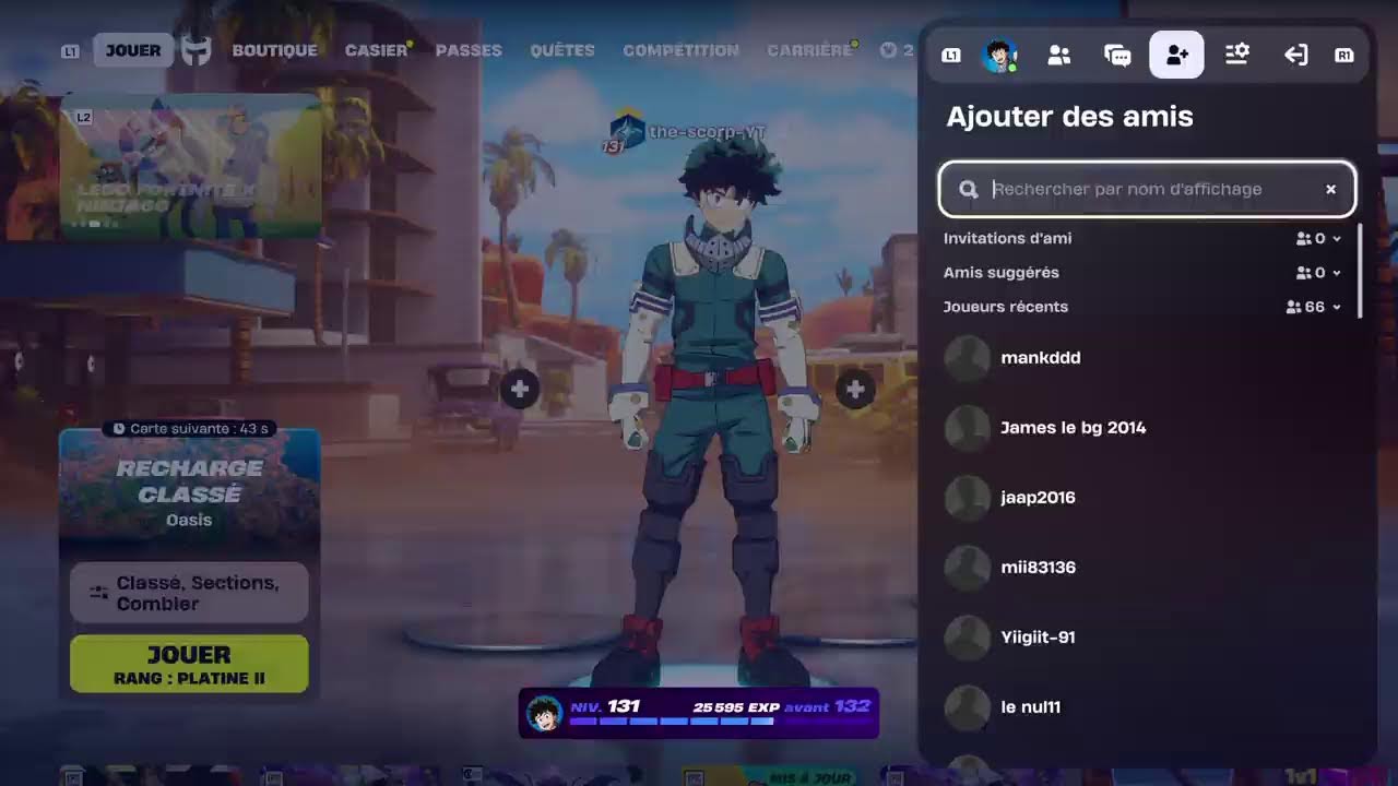 Live Fortnite PP avec les abo