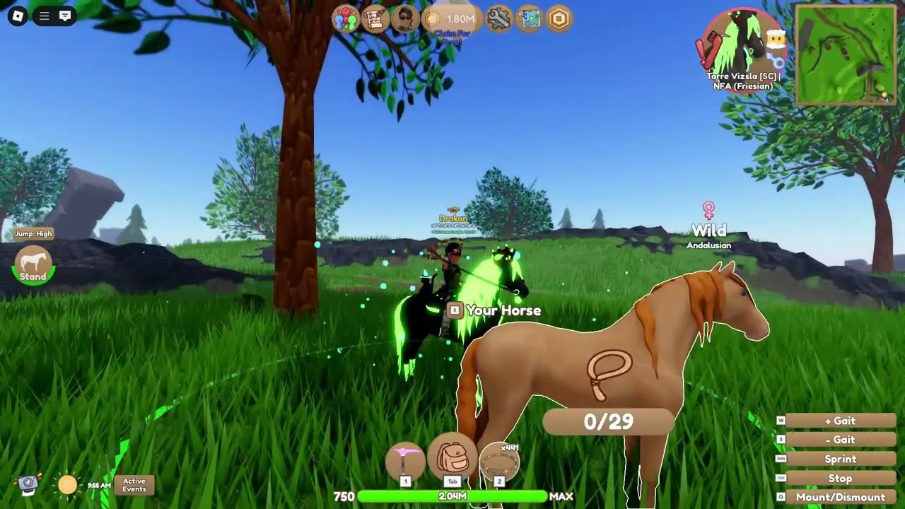 I have caught 100 Island Unique Hair Horses in Wild Horse Islands! [Self Caught IUHs 43-100]