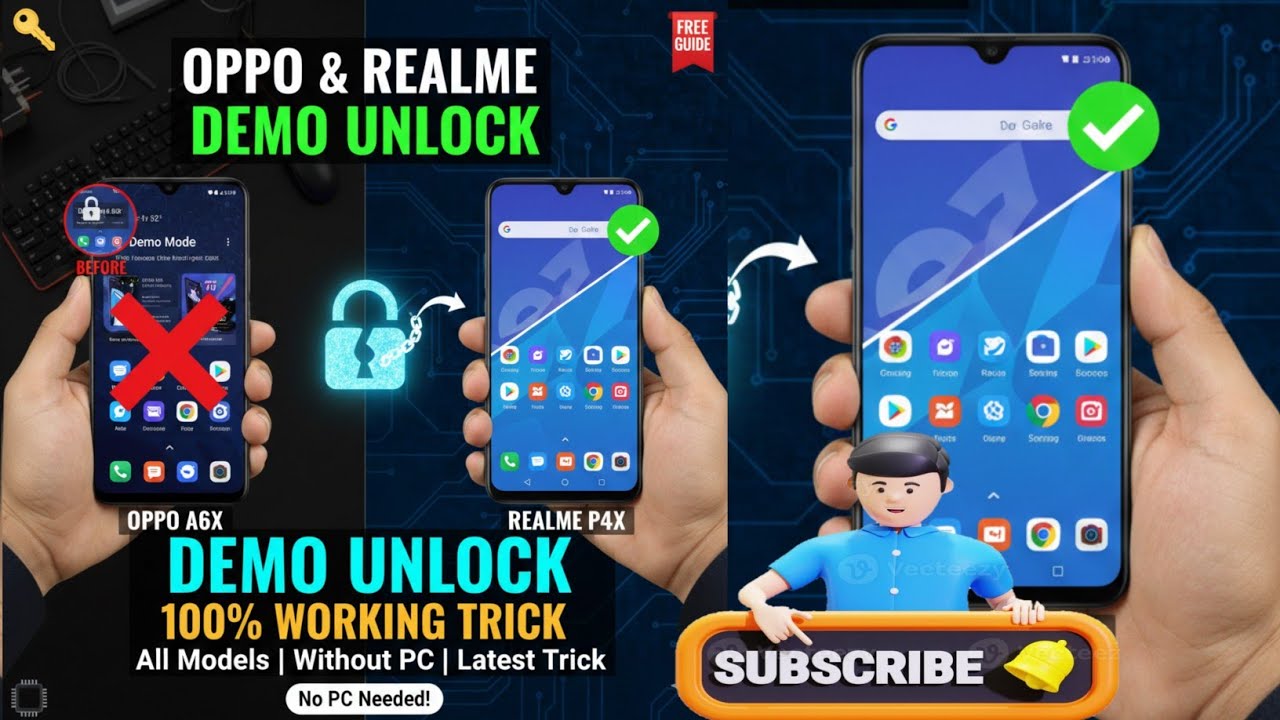 Oppo & Realme Demo Mode Unlock 2025 | How to Remove Demo Phone Lock (100% Working)