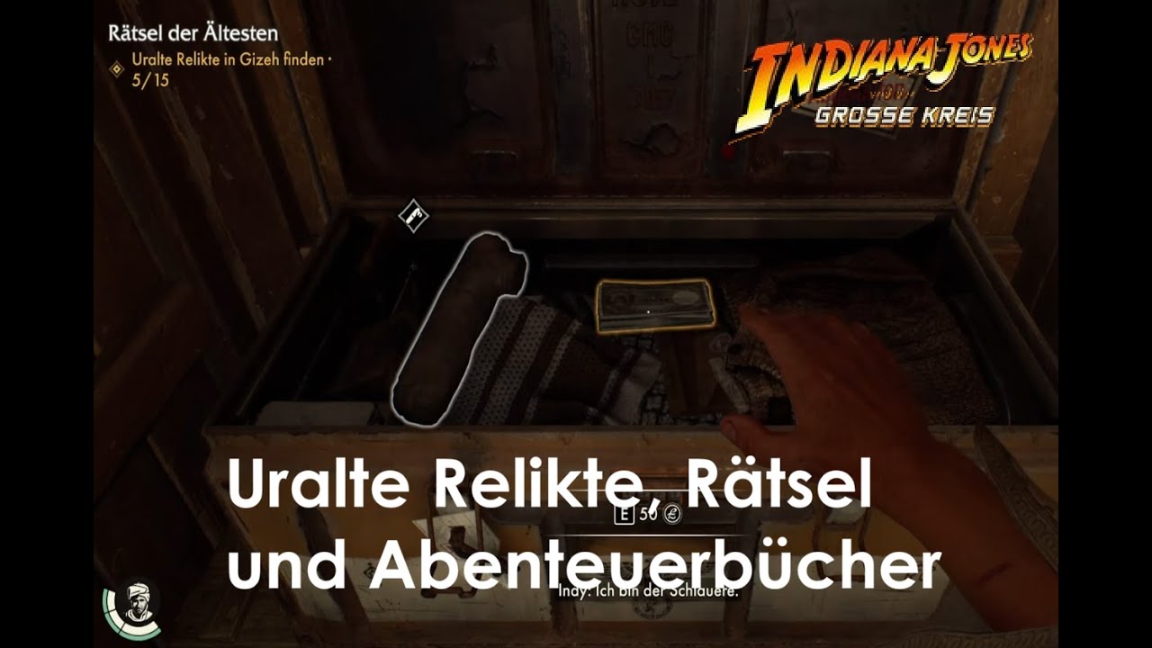Uralte Relikte, Rätsel und Abenteuerbücher | Indiana Jones und der Große Kreis #16