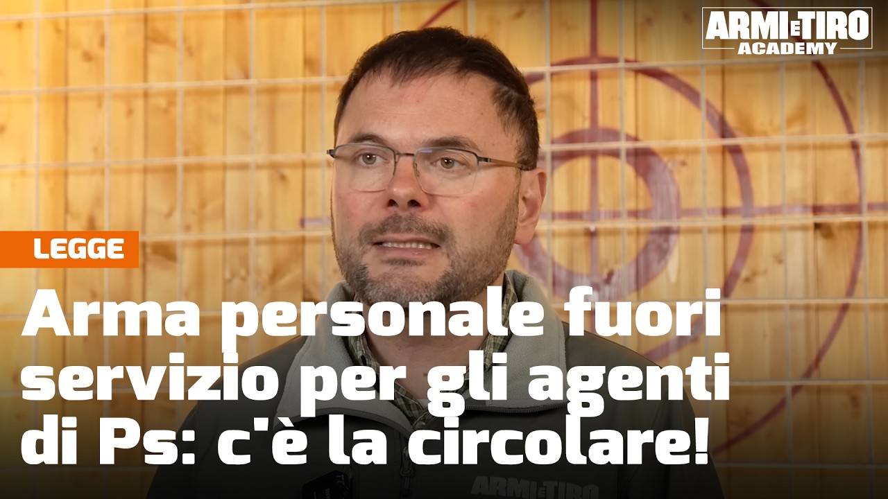 Arma personale fuori servizio per gli agenti di Ps: c'è la circolare
