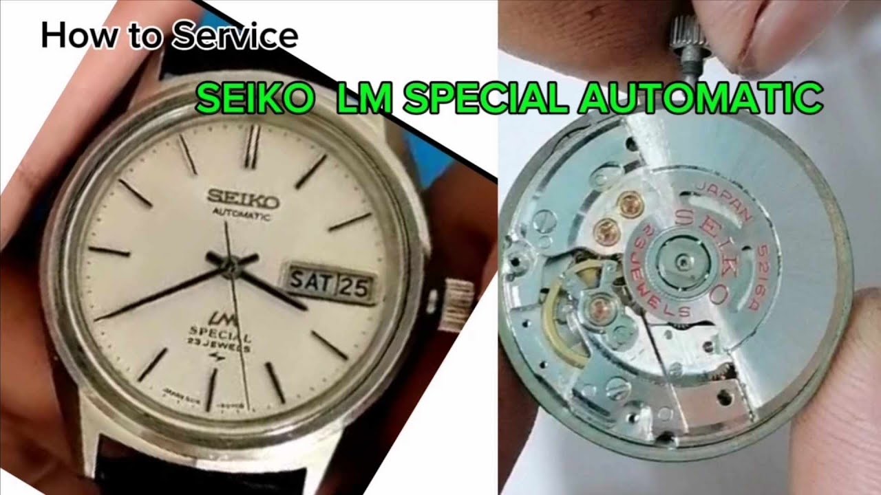 Servicing  SEIKO LORD MATIC  SPECIAL
