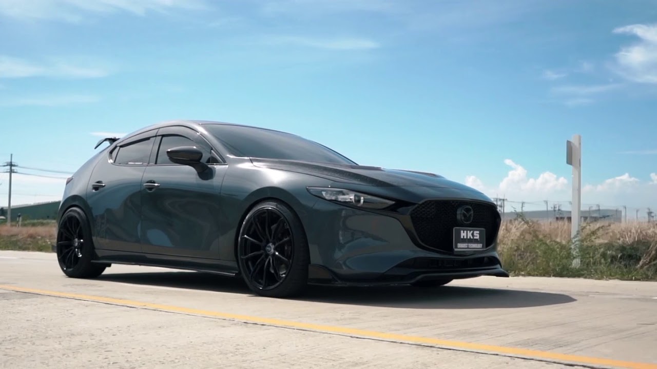 HKS LEGAL MAZDA 3 HB 2019 CARBON TAIL