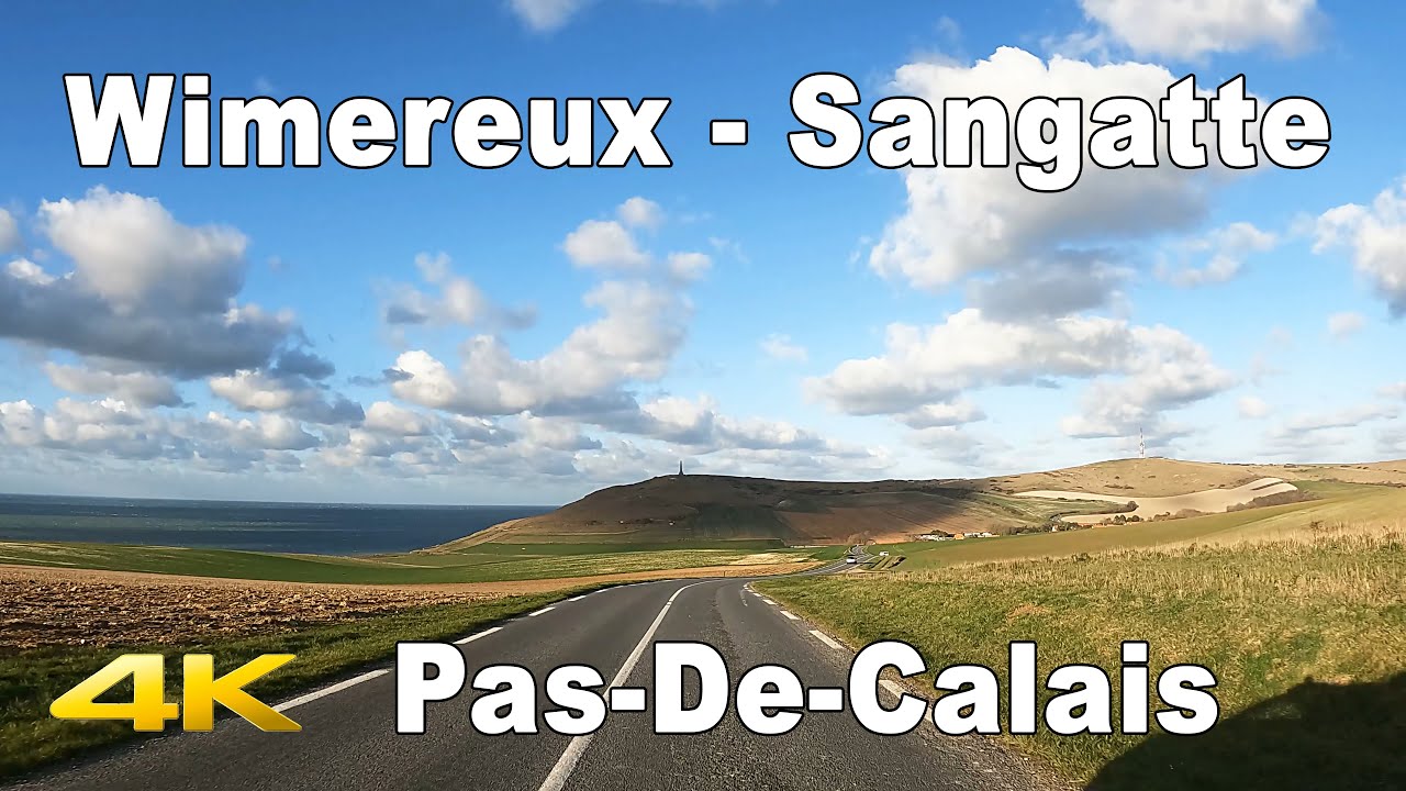 🇫🇷   Driving from Wimereux to Sangatte | Conduire de Wimereux à Sangatte | 4K | Pas-de-Calais