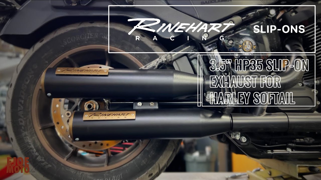 Rinehart HP35 3.5 Slip ons on a Harley Davidson Lowrider ST | Initial install and Sound