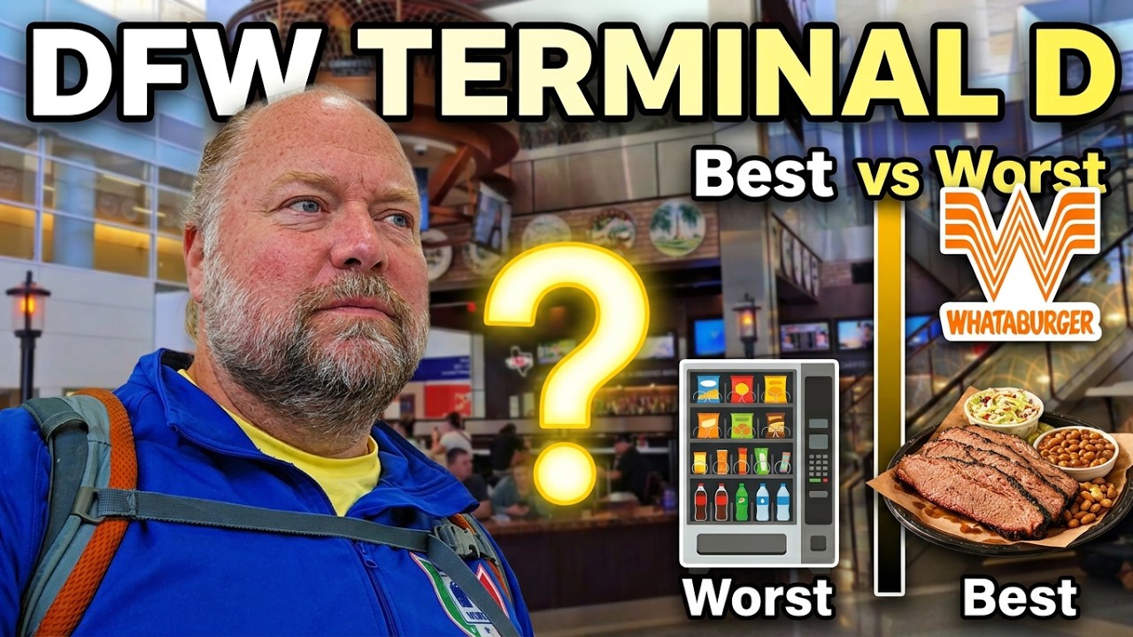 Airport Eats: DFW Terminal D - Dallas Fort Worth Airport Food