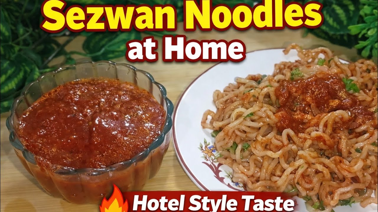 🔥 Sezwan Noodles Recipe | Ghar Par Banaye Hotel Jaisa Taste #trending #viral #youtube 