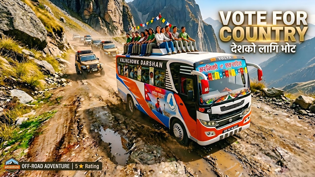 Election Fever! 🗳️ Driving Bus Full of Voters to Remote Village 🚌🏔️ | Bus Simulator Indonesia