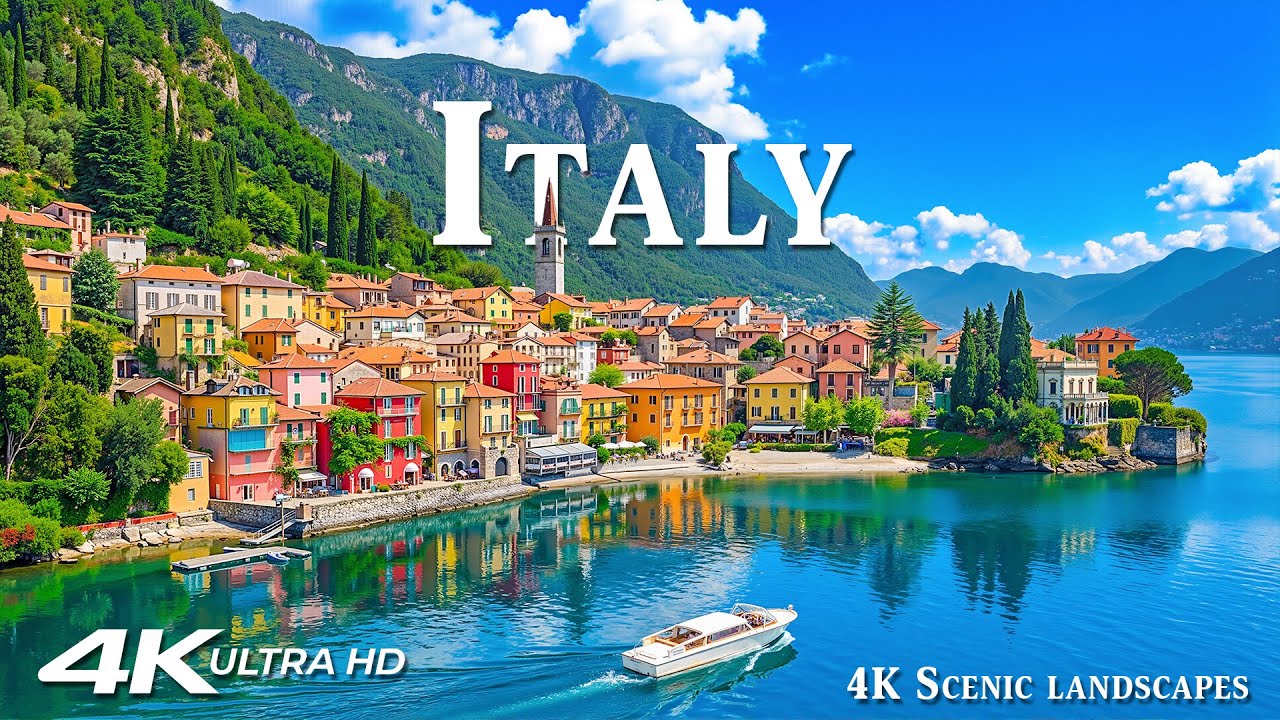 Италия 4K | Тихая романтика юга – каменные деревни, мягкие долины и теплый свет