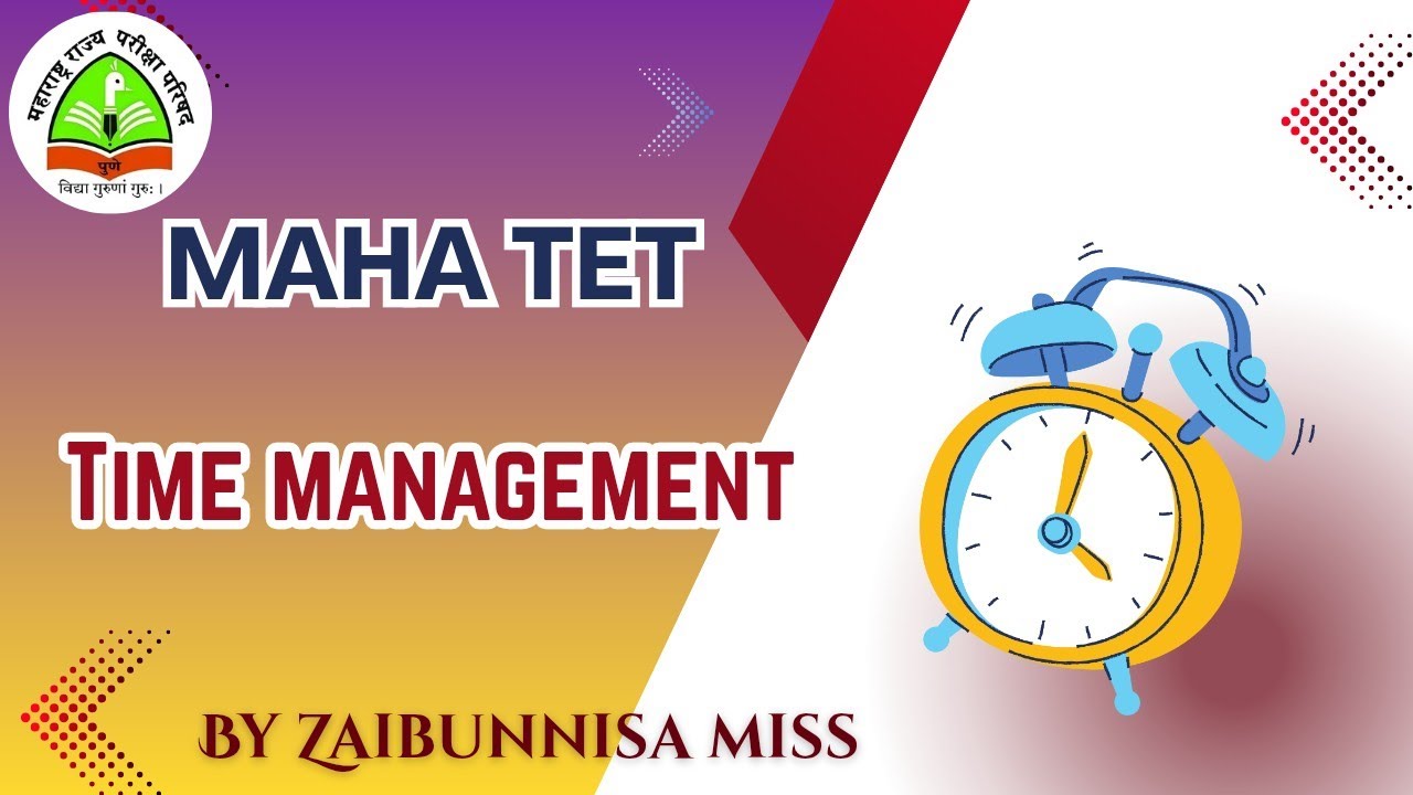 MAHA TET | Time Management 
