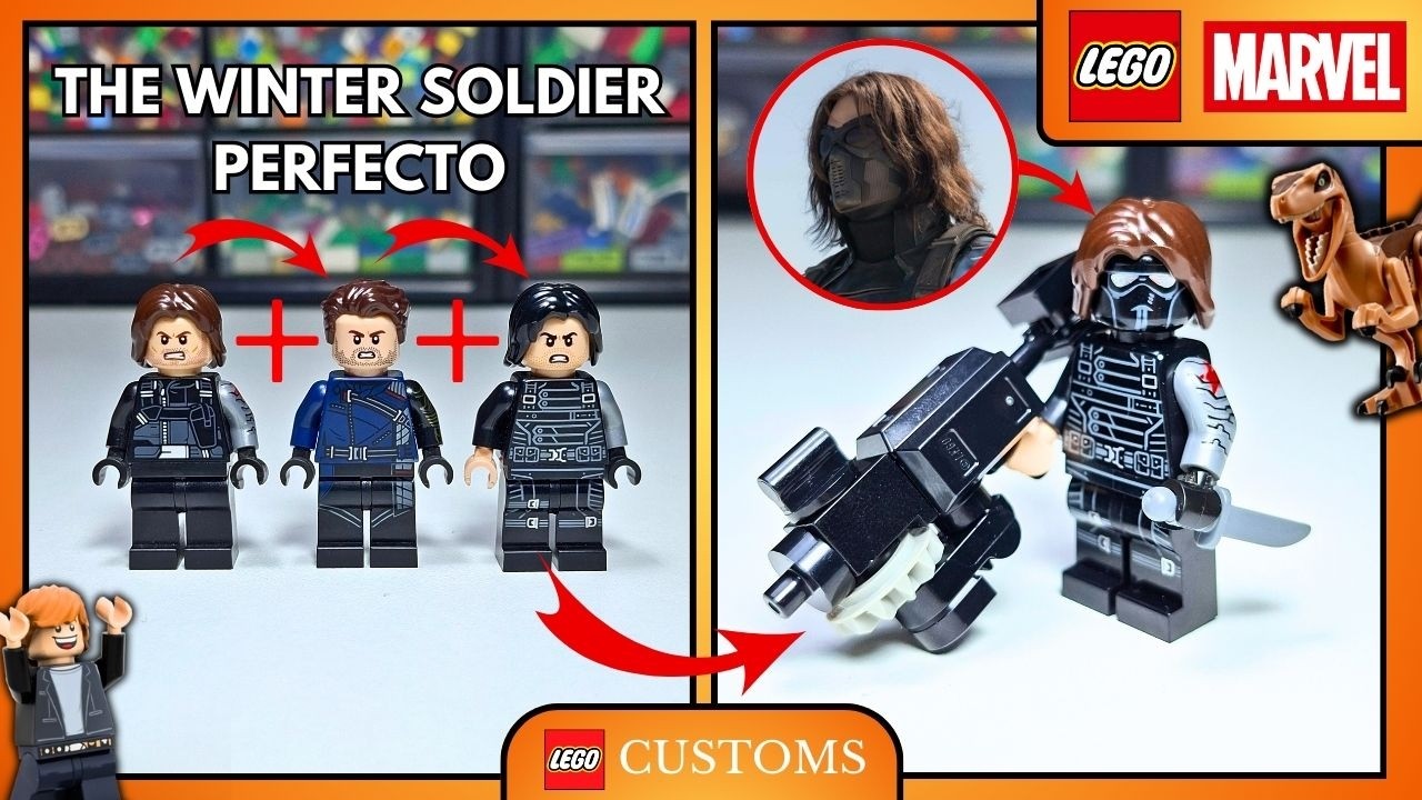 UPGRADE your LEGO Winter Soldier! - Customizing LEGO Minifigures: MARVEL The Winter Soldier