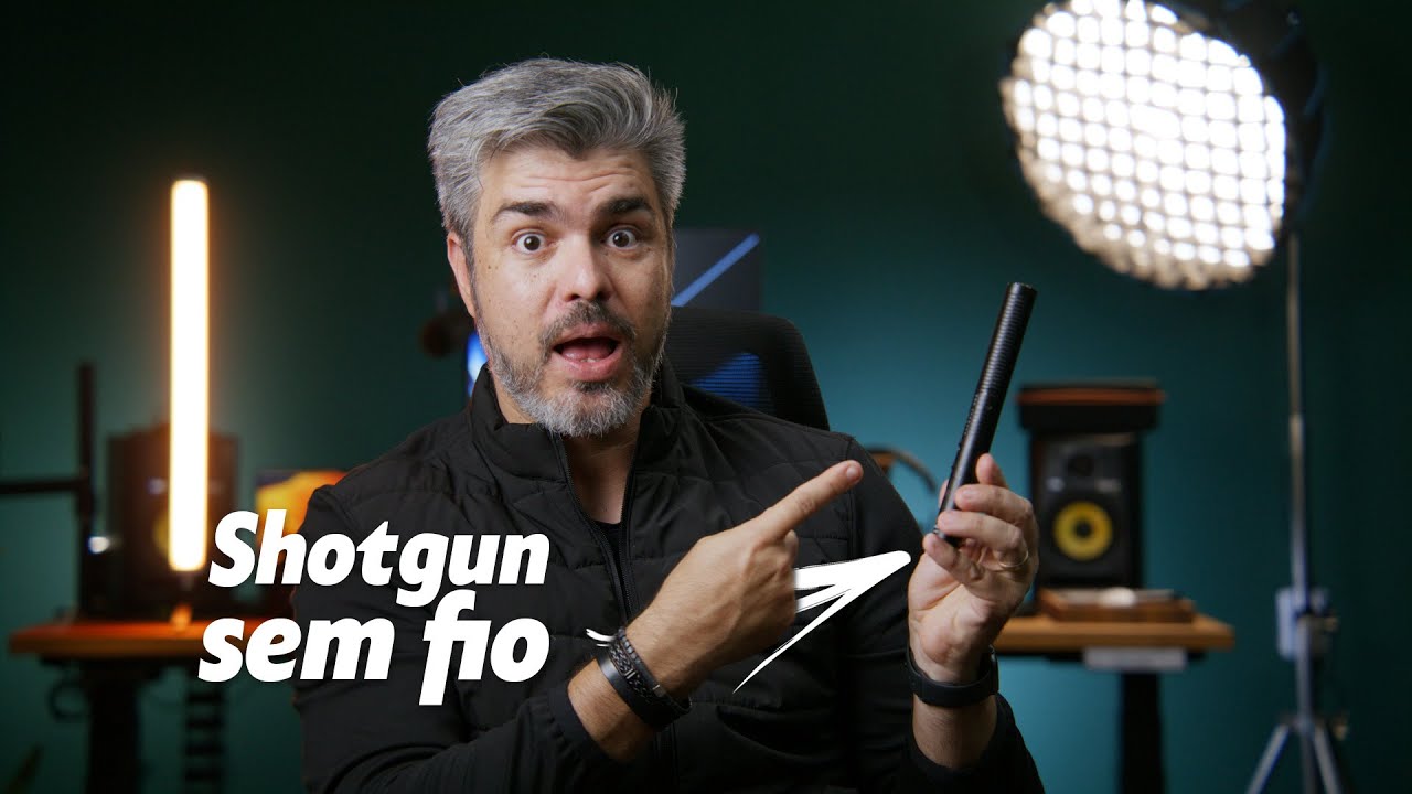 Fizeram um MICROFONE SHOTGUN SEM FIO! [Comica VM30]
