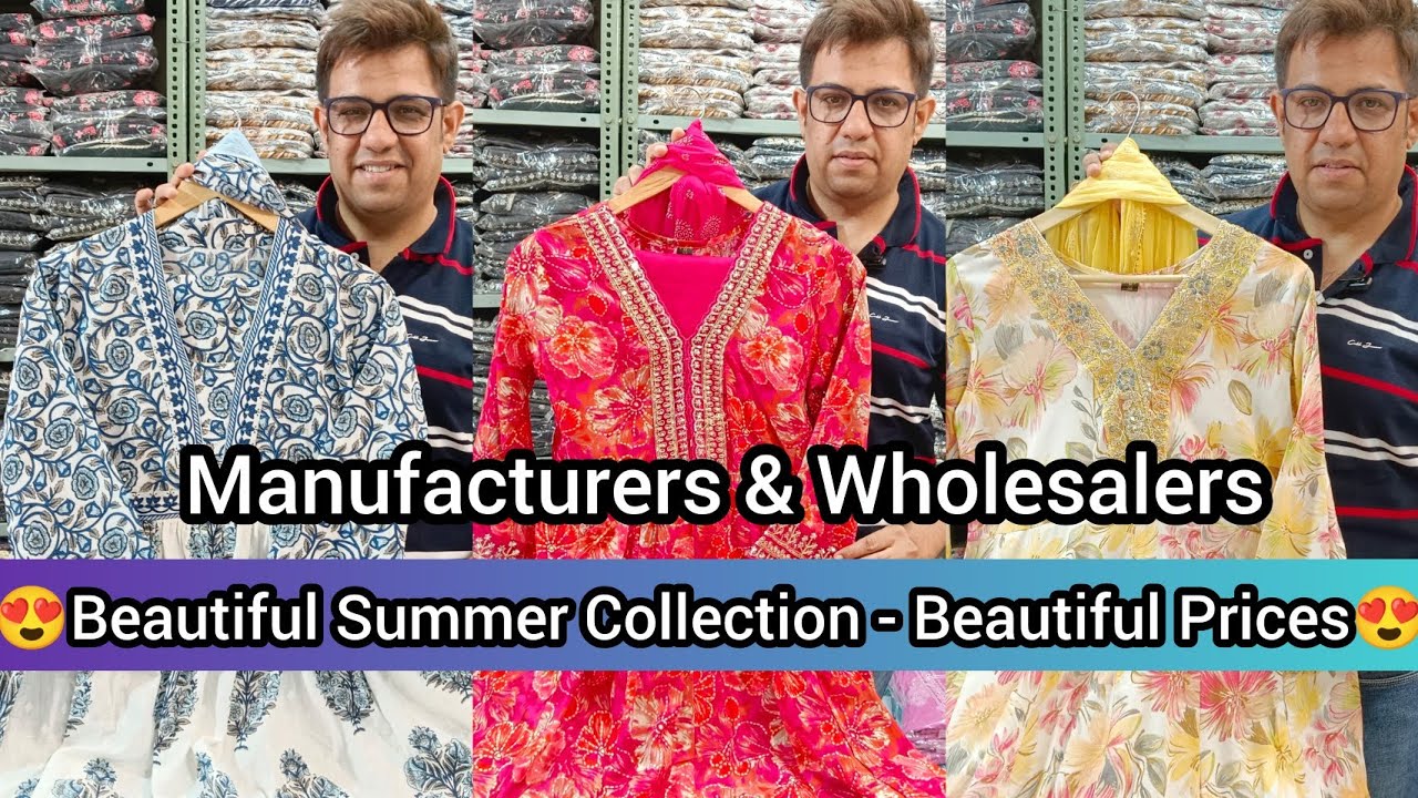 😍 Beautiful Summer Collection Of Jaipuri Suits. Manufacturers & Wholesalers😍#fabandfashionvlogs