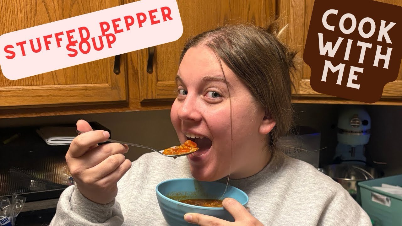 Easy Stuffed Pepper Soup | Cook With Me | January 31st, 2026 