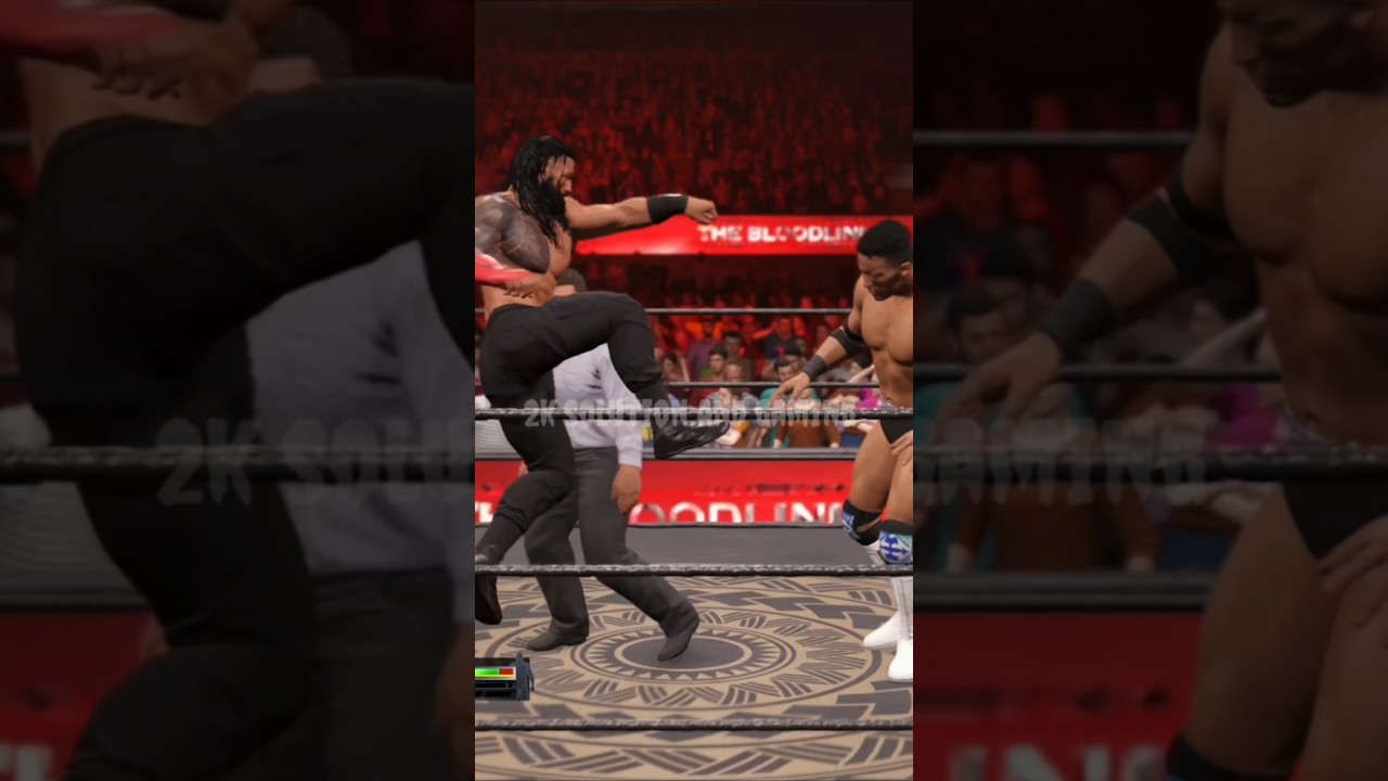 ROMAN REIGNS SUPER MAN PUNCH #romanreignssupermanpunch #wwegameplay #wwegameplay #wweshorts #shorts