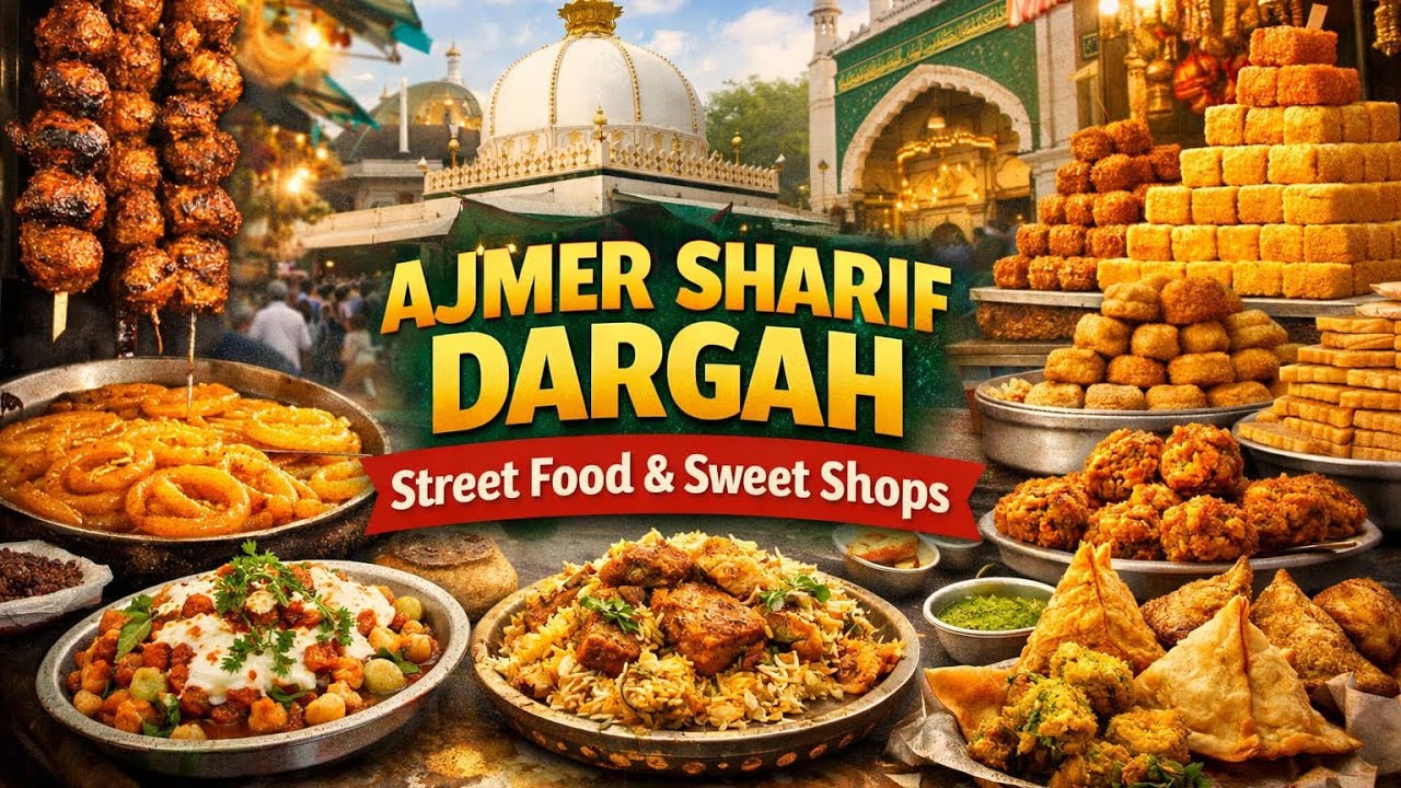 Ajmer shareef Dargah Street Food ||Ajmer Dargah Sweet Shop and Market. 
