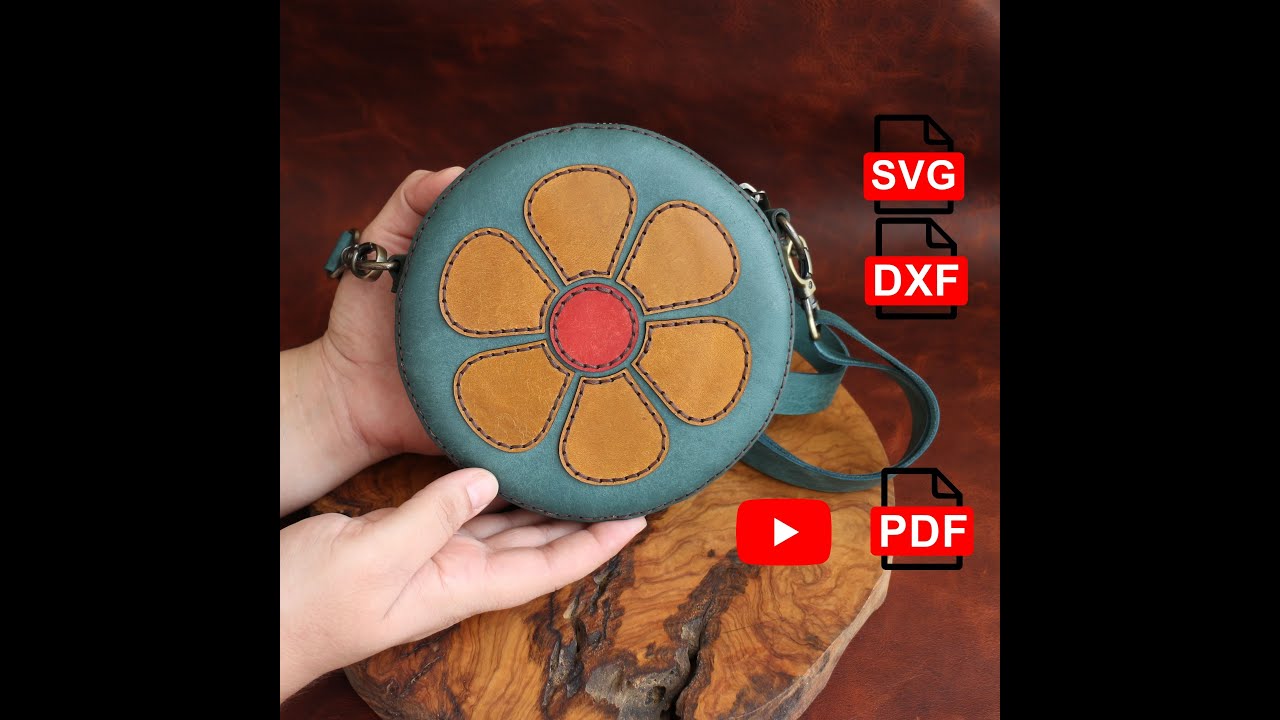 Leather Kids Bag Pattern /Leather Kids Bag Template /A4 and Us Letter Pdf/ Svg / Dxf DIY