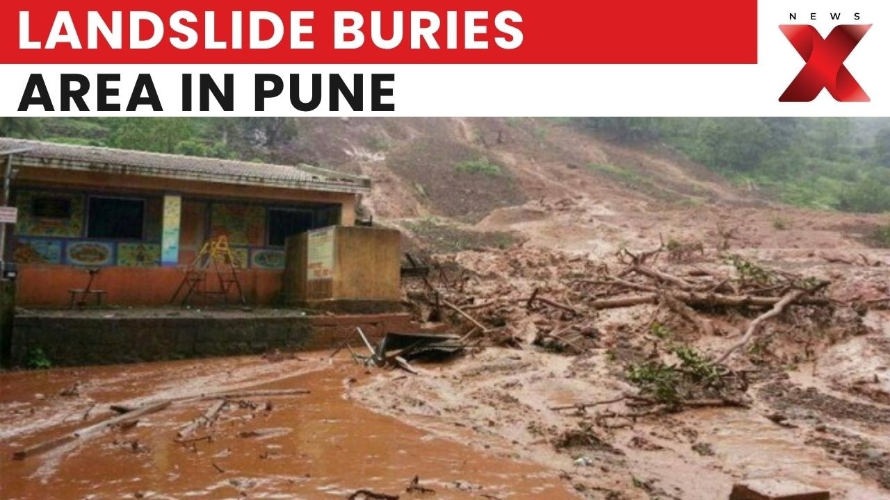 Heavy Rain Triggers Massive Landslide In Pune; Rescue Teams Race Against Time At Site | Latest News