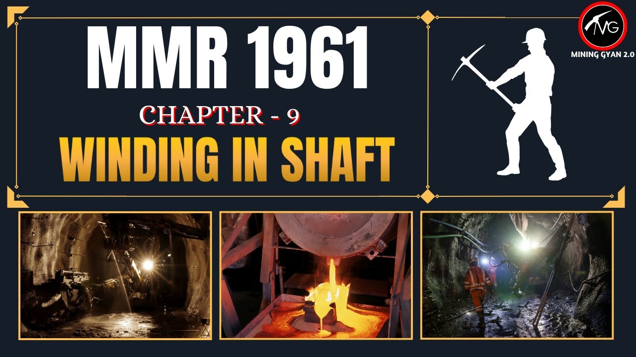 MMR 1961 | Metalliferous Mines Regulations | Chapter -9, Part - 1| Winding in Shaft