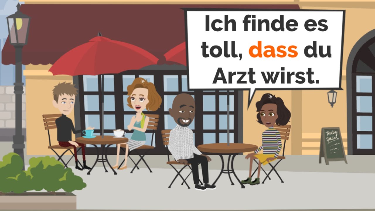 Ich werde Arzt | Deutsch lernen | Konjunktionen: aber, weil, dass, deshalb...