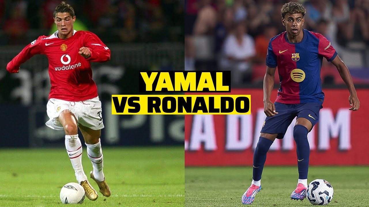 Lamine Yamal vs Young Cristiano Ronaldo - Who is the Better Dribbler?