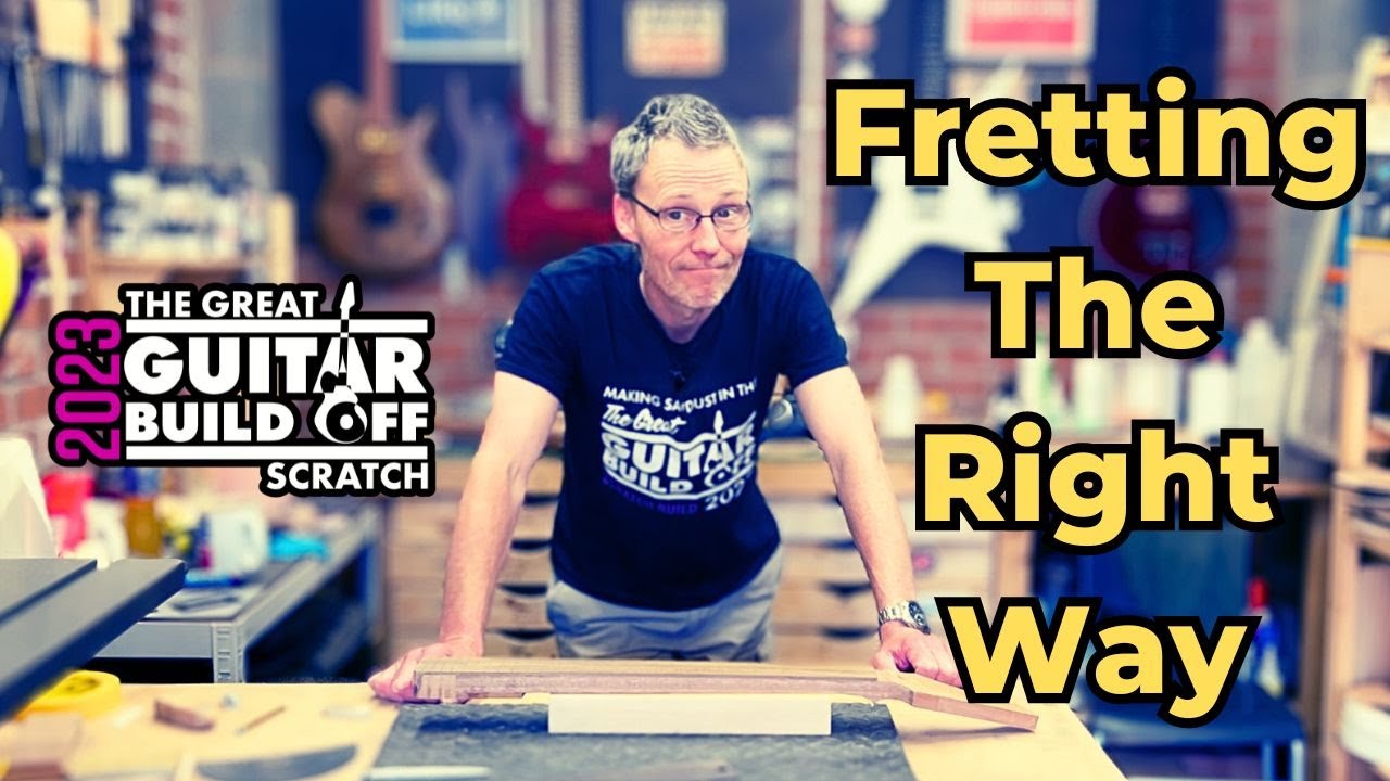 Best Technique to Mark Out Fret Slots #greatguitarbuildoff2023