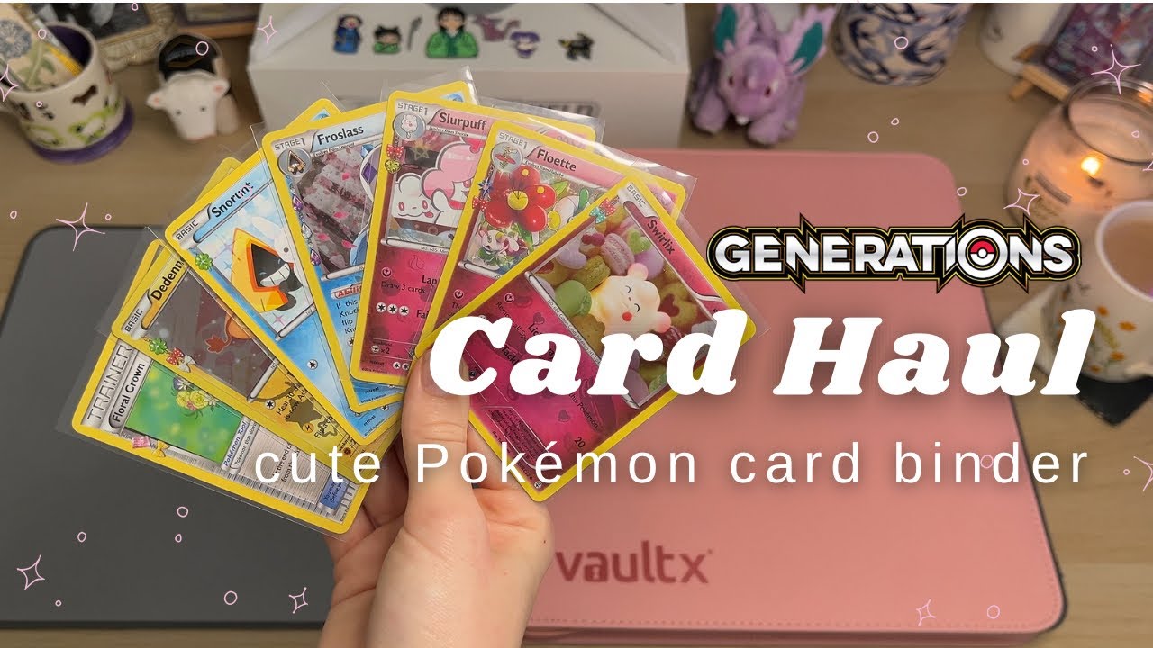 Cute Pok&eacute;mon Card Binder: Generations Radiant Collection Card Haul