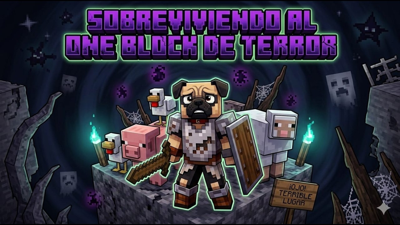 ¿SOBREVIVIRÉ 50 MINUTOS EN EL VACÍO? | Minecraft Terror