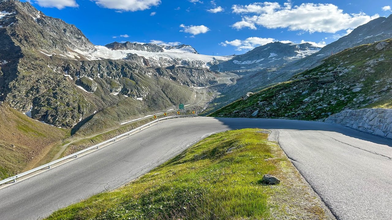 Ötztaler Gletscherstrasse (Alpok,Tirol)