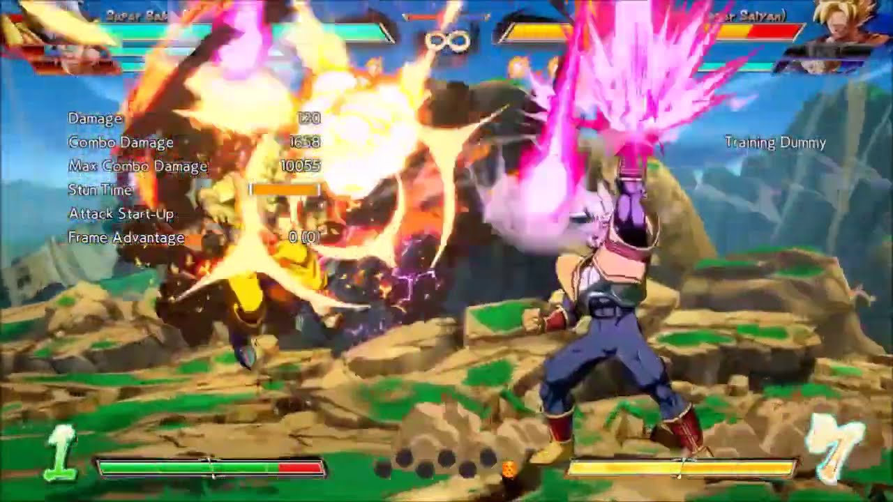 DBFZ super baby vegeta 2 INSANE DAMAGE INSANE LOOPS part 3