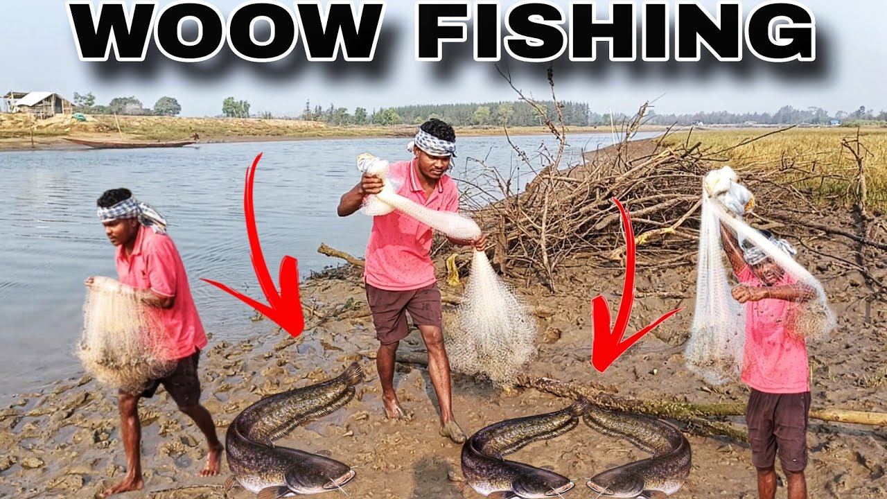 Amazing million 8k 🐟 Best net fishing - Traditional Casting Fishing video Woow