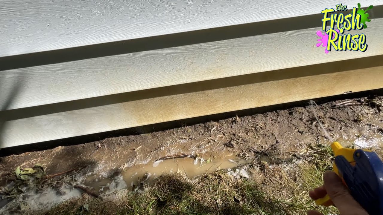 Clay Stain Removal With Hydrofluoric Acid. Pressure Washing - Soft Washing - Stain Removal